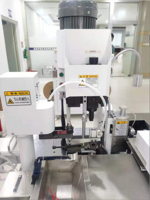 এলসিডি স্ক্রীন সহ AC220V সম্পূর্ণরূপে সার্ভো ডাবল হেড টার্মিনাল মেশিন