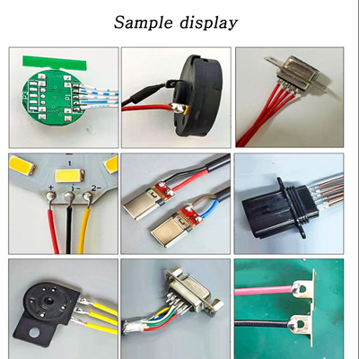 PCB বোর্ড / DB9 এয়ারলাইন প্লাগের জন্য PLC কন্ট্রোল সেমি অটোমেটিক স্পট ওয়েল্ডার