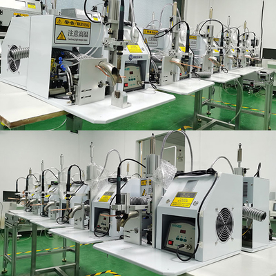 PCB বোর্ড / DB9 এয়ারলাইন প্লাগের জন্য PLC কন্ট্রোল সেমি অটোমেটিক স্পট ওয়েল্ডার